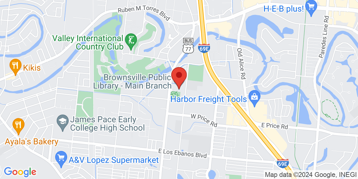 Map of Brownsville Public Library System